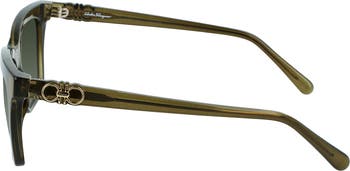 Gancini 54mm Rectangular Sunglasses