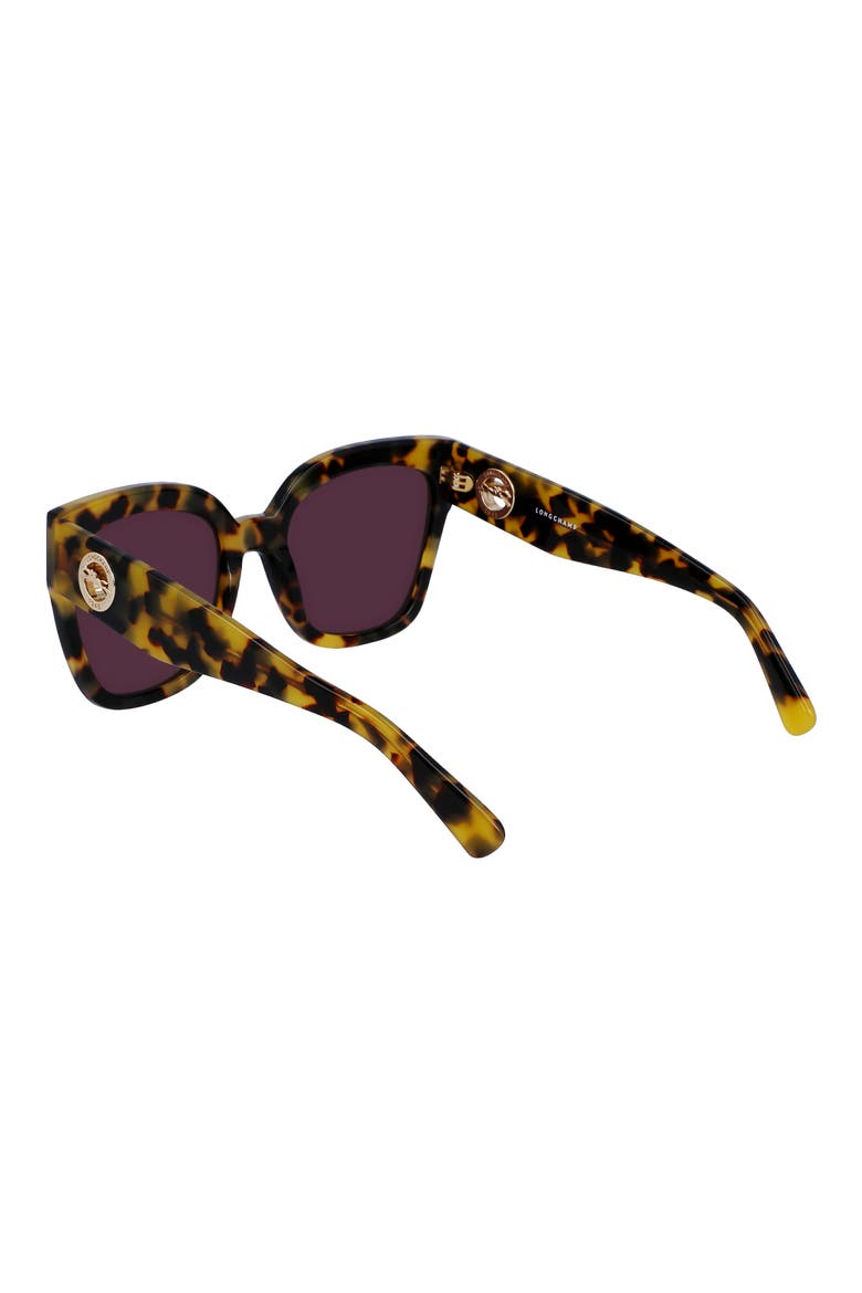 Medallion 52mm Tea Cup Sunglasses, Alternate, color, TOKYO HAVANA