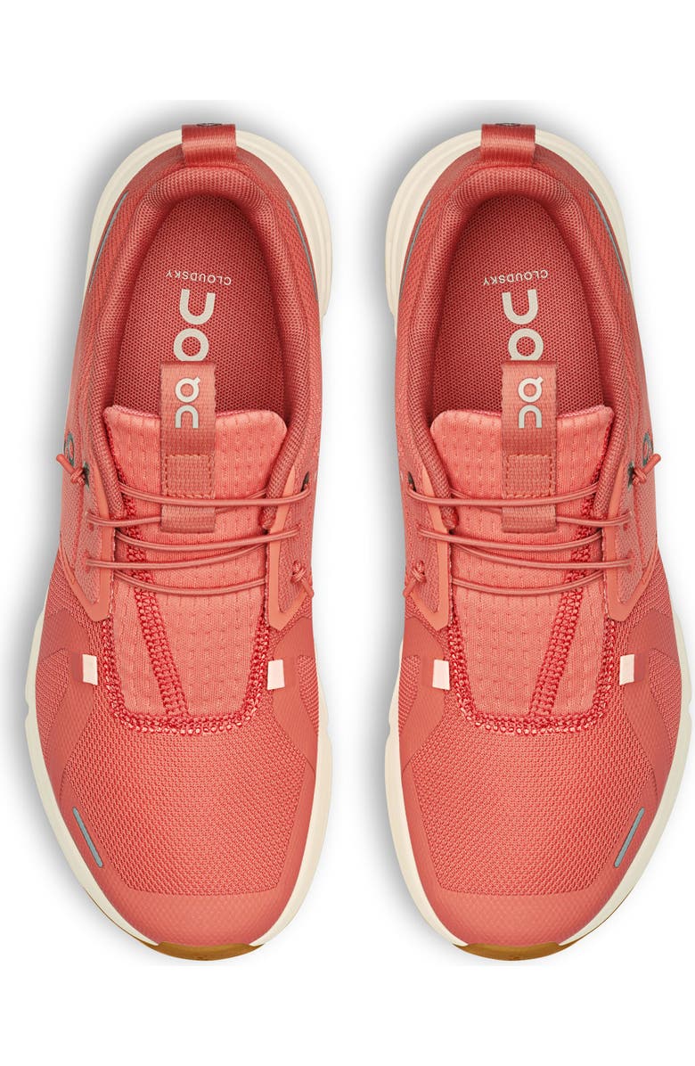 On Kids' Cloud Sky Running Sneaker, Alternate, color, Dust Rose/ Terra