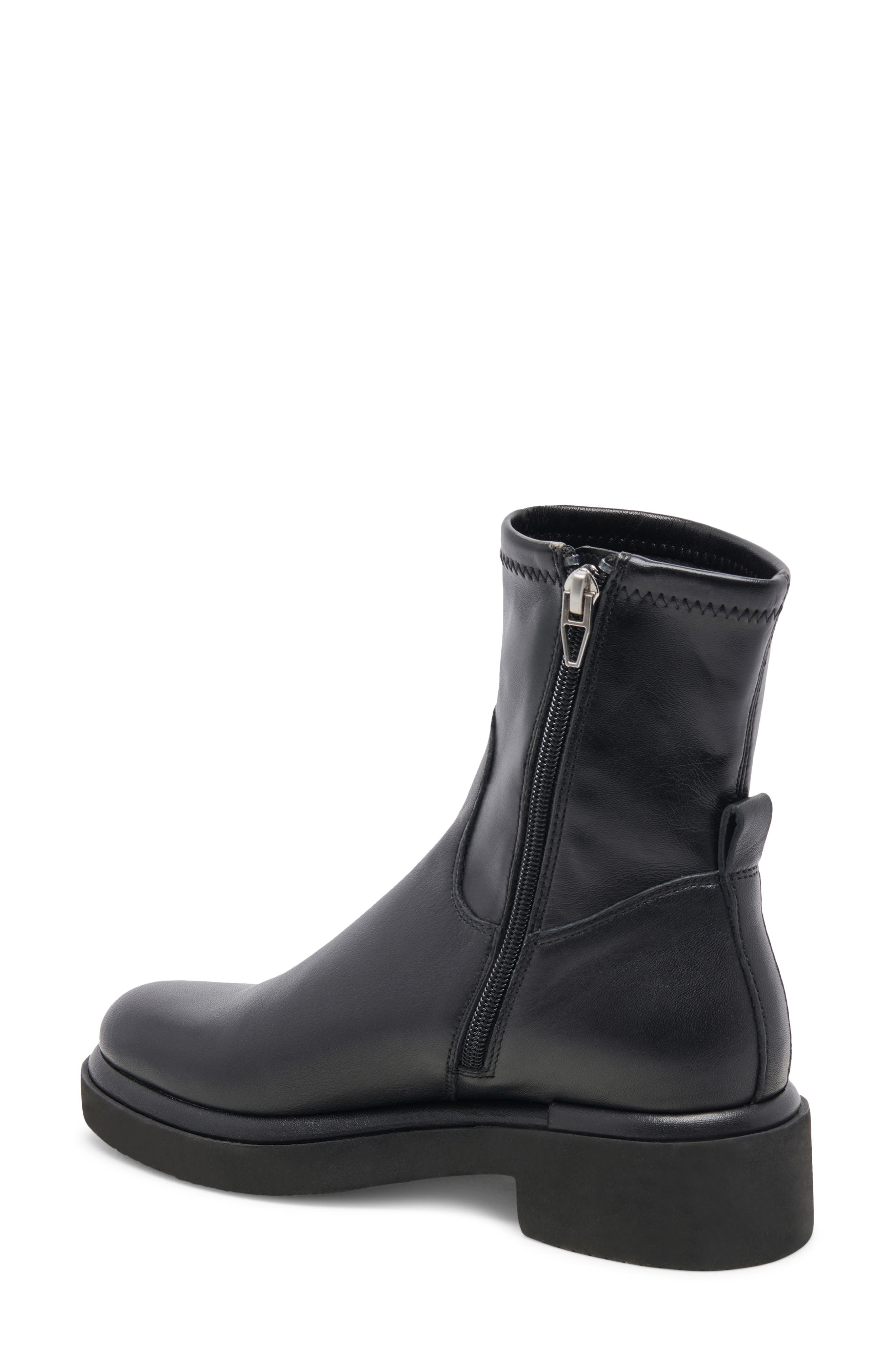 Dolce Vita Simaya H2O Waterproof Platform Bootie, Alternate, color, Black Leather H2o