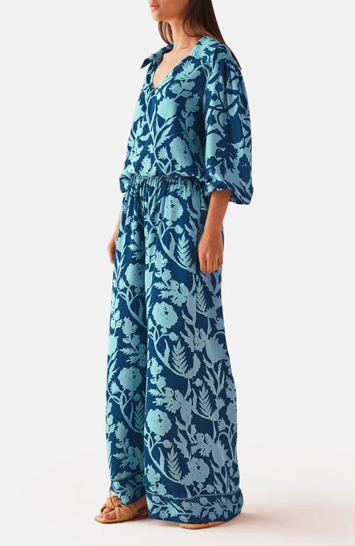 Omika Avery Blouse In Blue