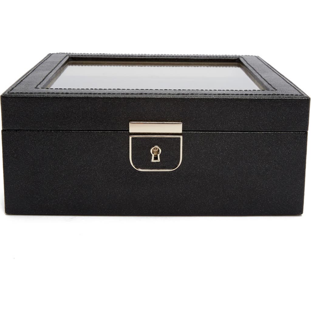 Wolf Palermo 6 Pc Watch Box In Black