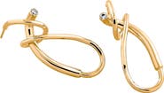 PIERETTI Calei zirconia drop earrings
