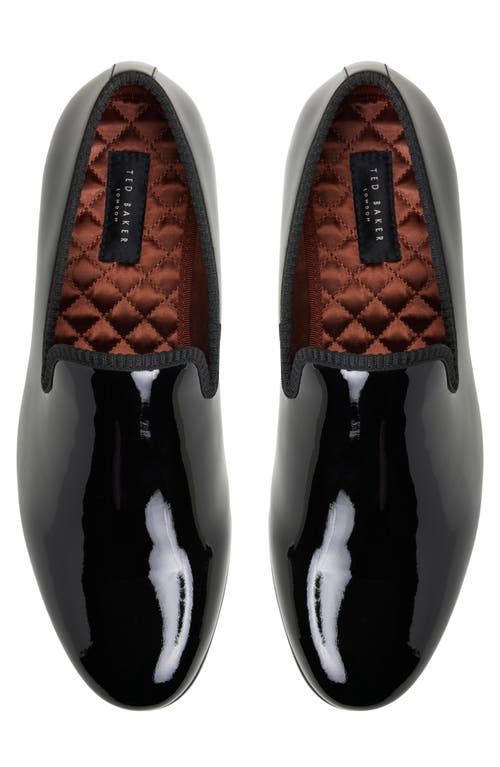 Shop Ted Baker London Wellesley Patent Leather Venetian Loafer In Black