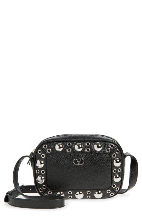Nellcôte Studded Leather Crossbody Bag
