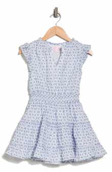Design History Kids' Floral Cotton Eyelet Dress