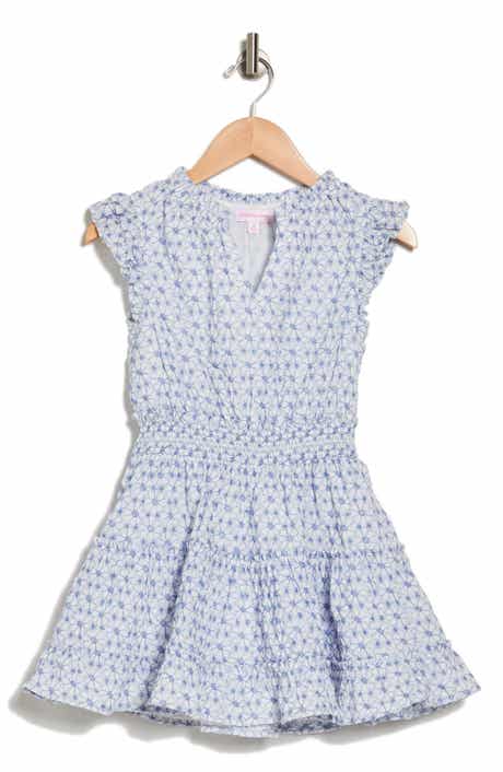 Design History Kids' Floral Cotton Eyelet Dress