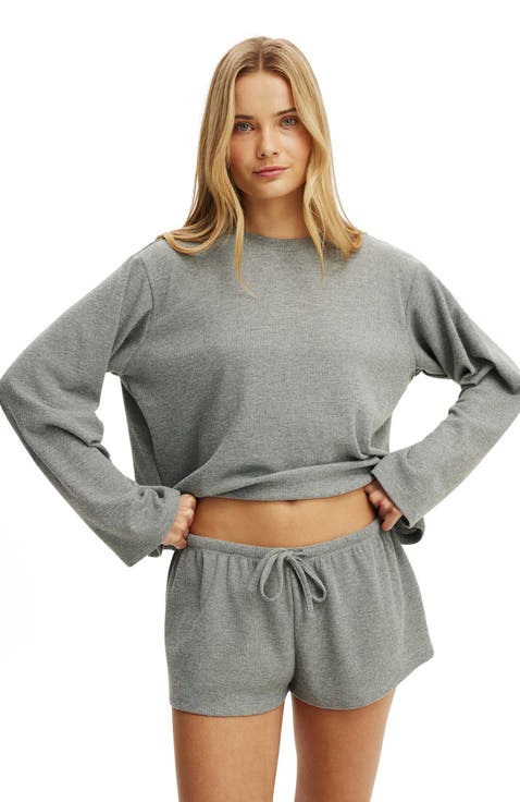 Women's Super Soft Waffle Cheeky Short