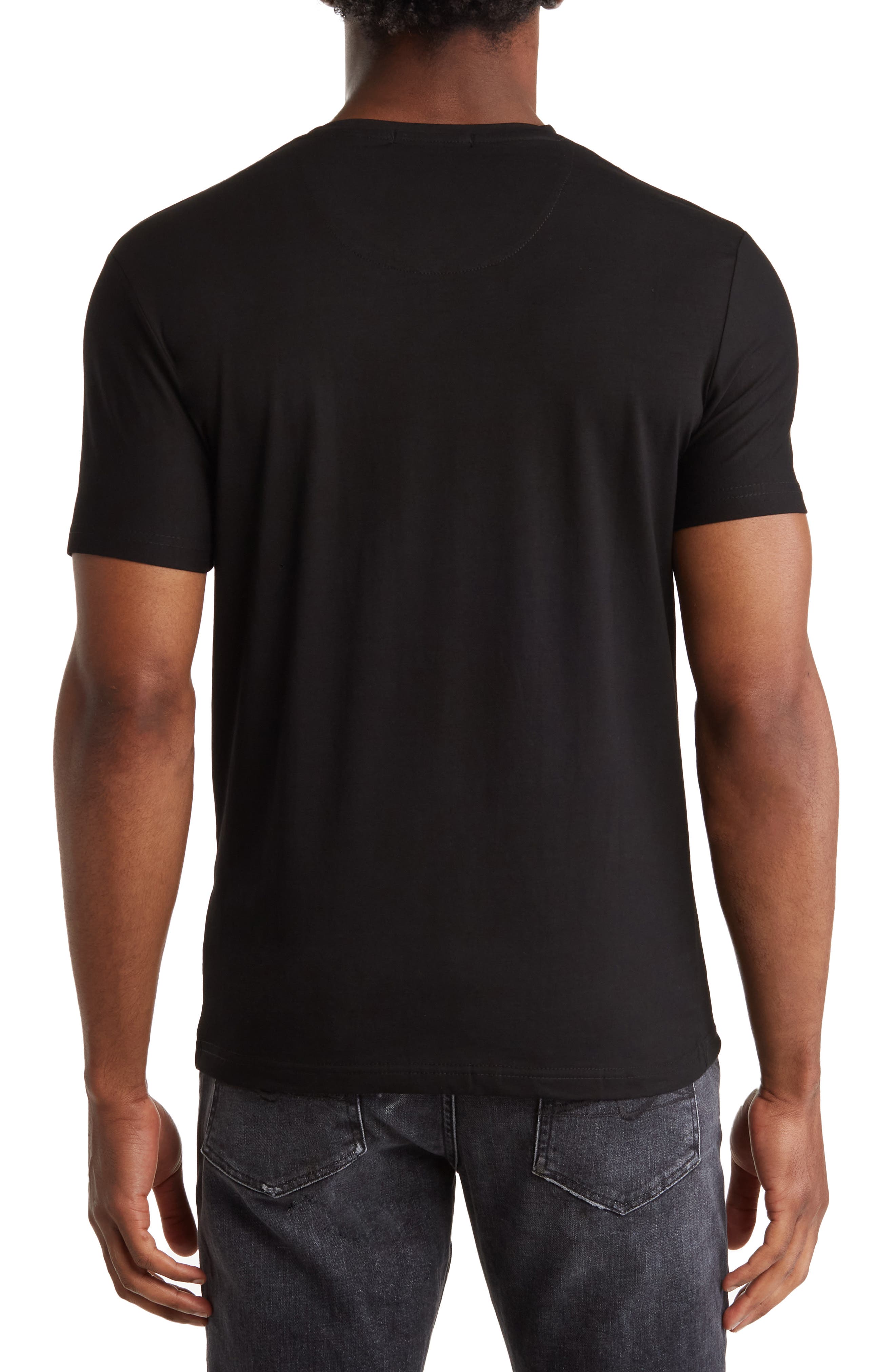 Solid V-Neck T-Shirt - image 2