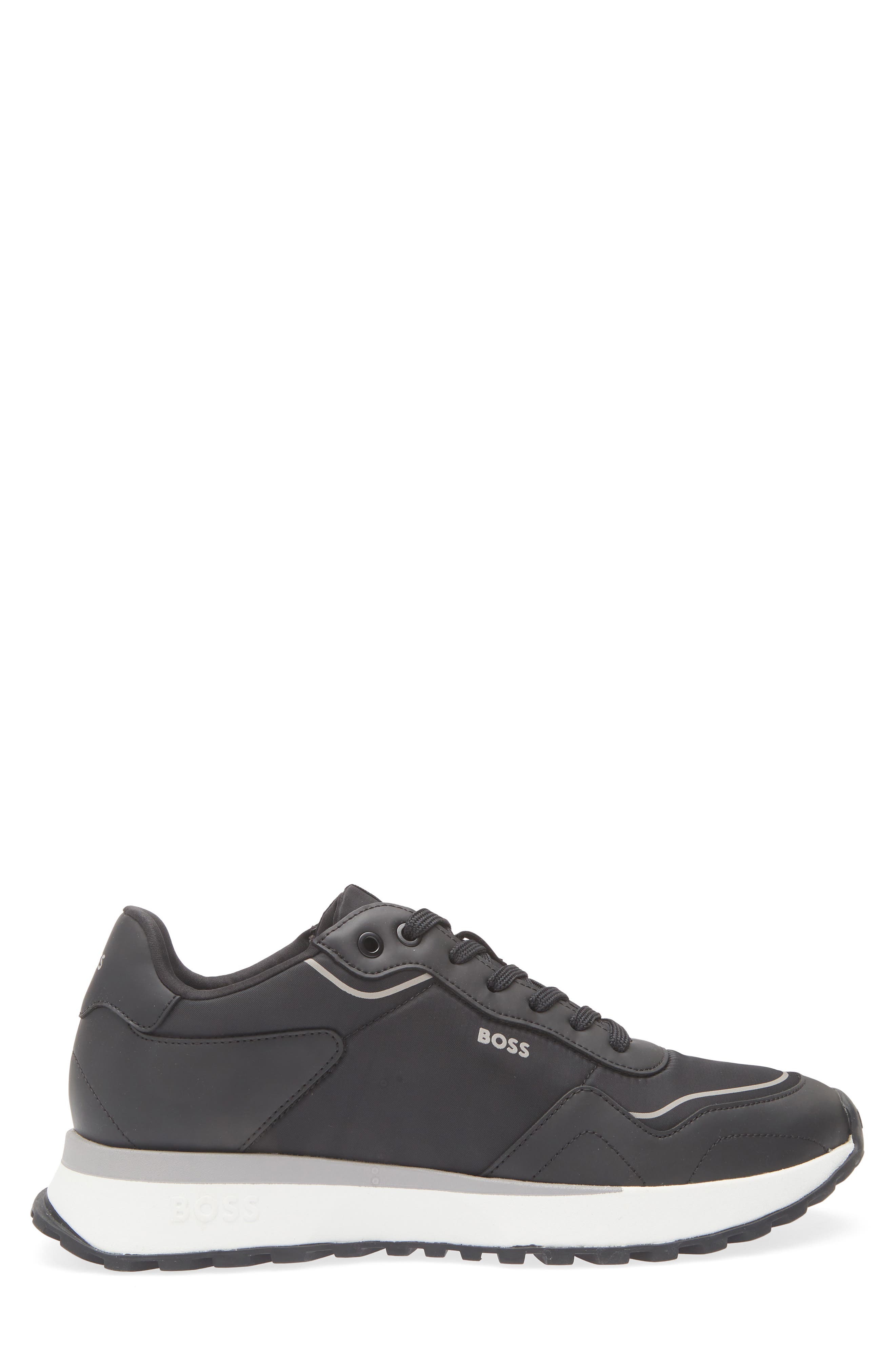 BOSS Jonah Runn Sneaker, Alternate, color, Black
