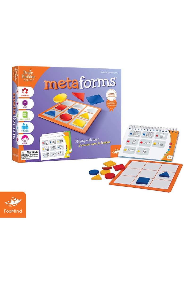 FoxMind Metaforms Foxmind Brain Builder Series, Shapes, Logic 
Reasoning Puzzles 5+, Alternate, color, Multicolored