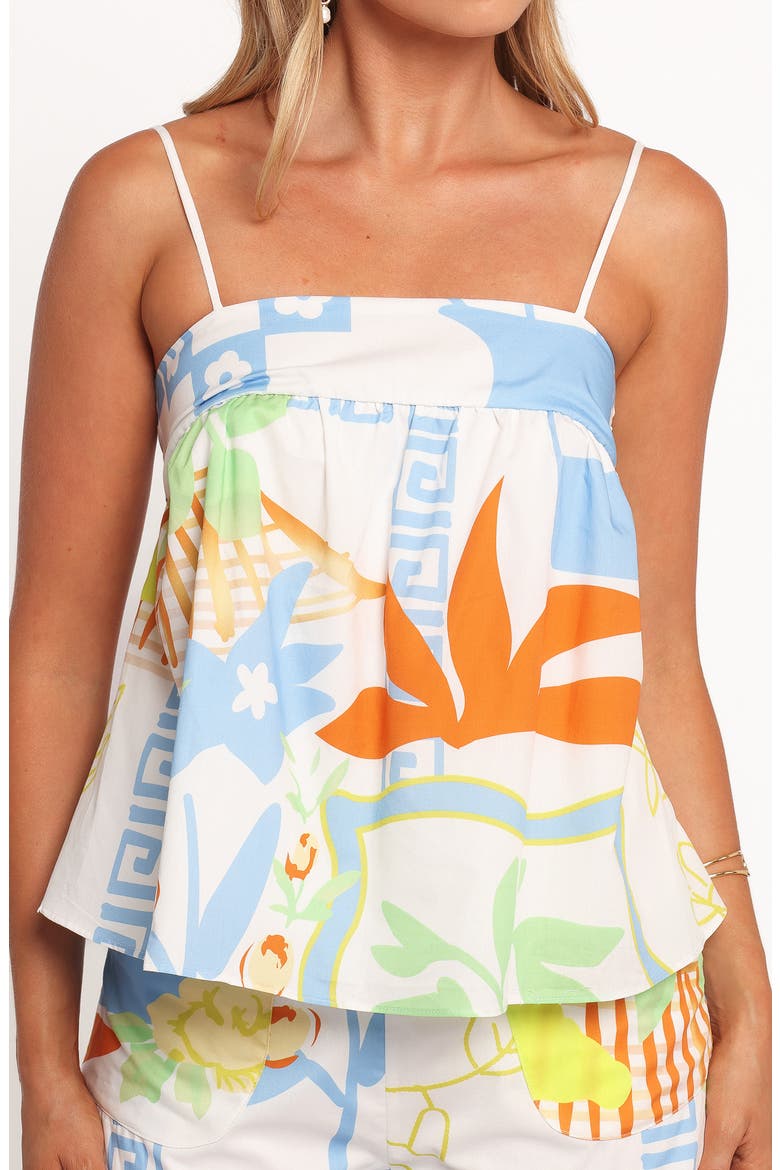 Lila Camisole & Shorts Set, Alternate, color, WHITE MULTI