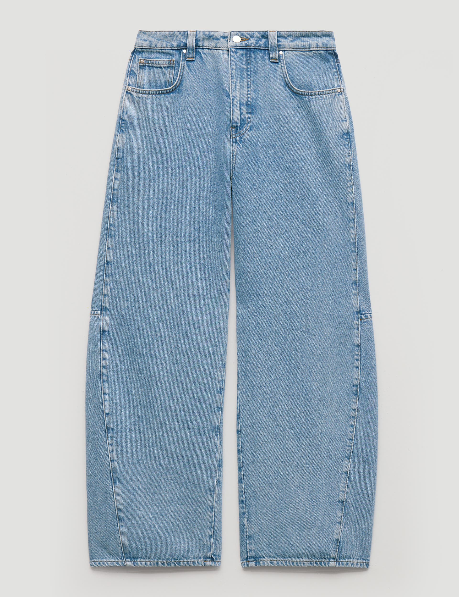 Bree Horseshoe Barrel Leg Jeans - image 4