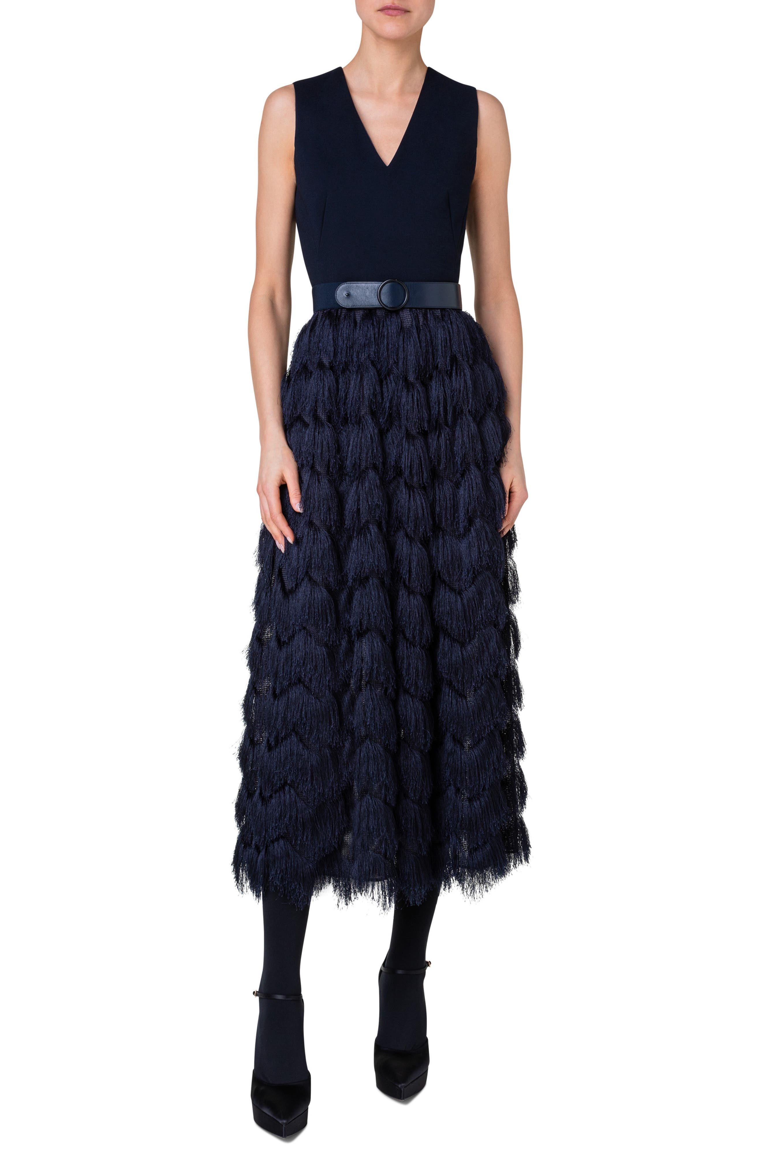 Zigzag Fringe Dress