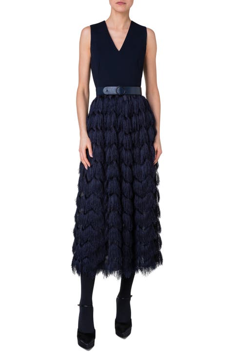 Zigzag Fringe Dress