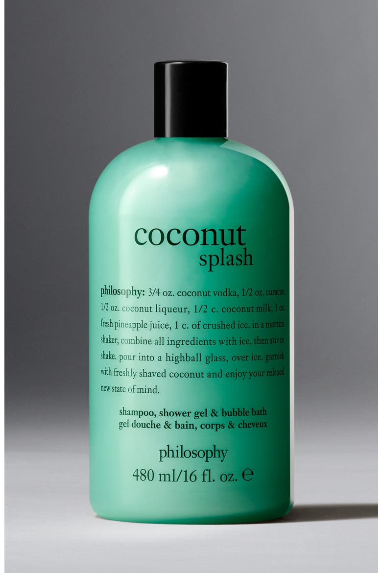 coconut splash shampoo, shower gel & bubble bath, Alternate, color, NO COLOR