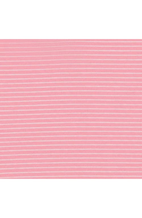 Shop Busy Bees Eliza Ruffle Polo Pink Mini Stripe