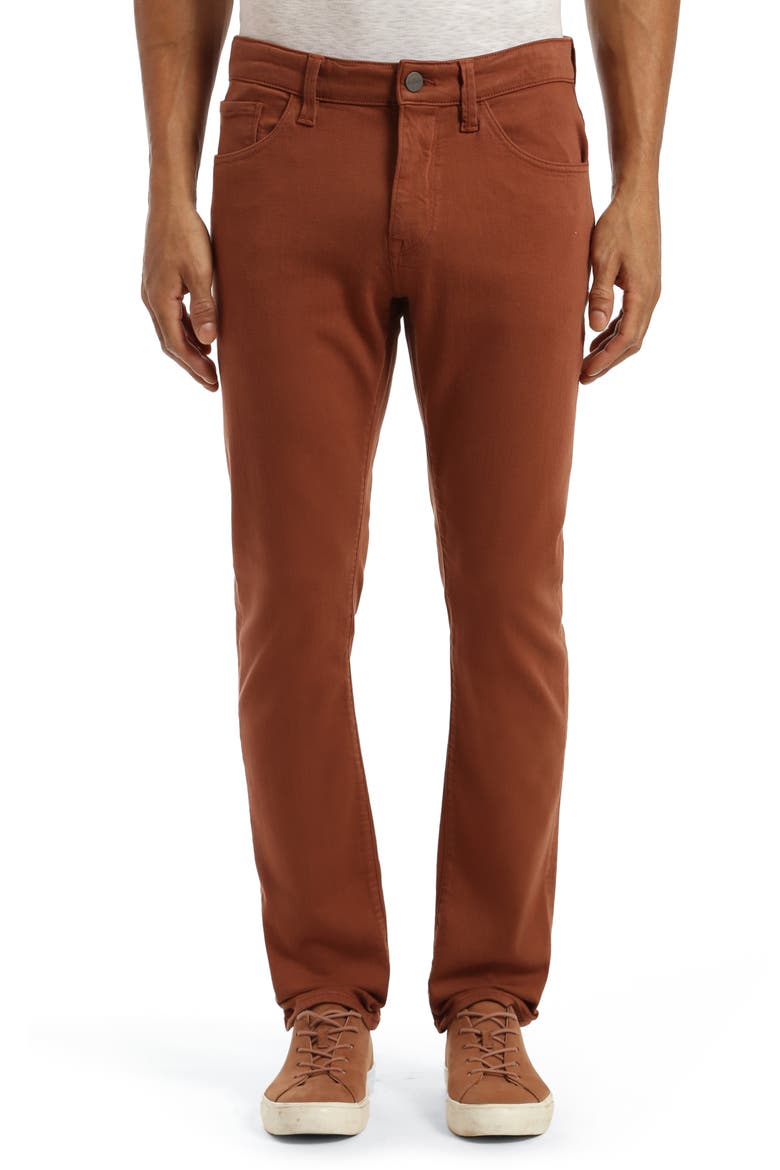 Charisma Relaxed Fit Stretch Five-Pocket Pants, Main, color, CINNAMON COMFORT