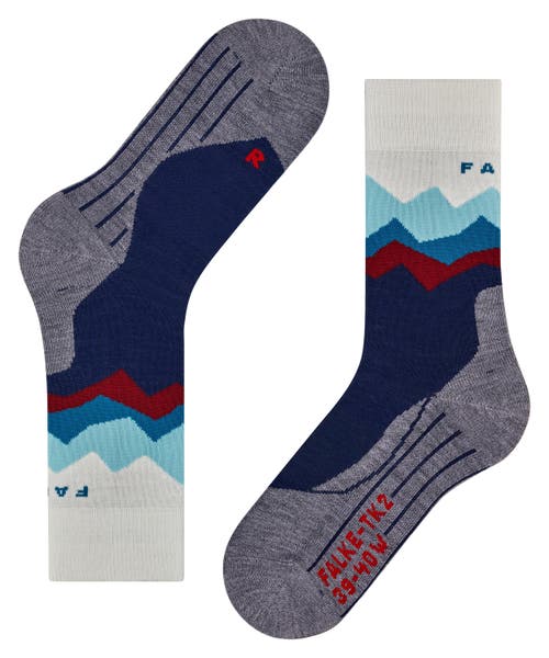 Falke Tk2 Explore Crest Hiking Socks In Black
