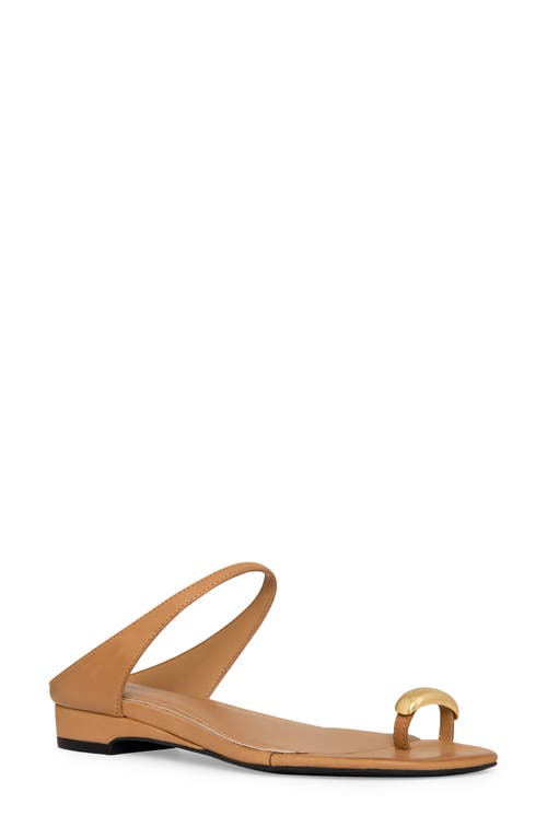 Rebecca Minkoff Toe Ring Slide Sandal In Brown