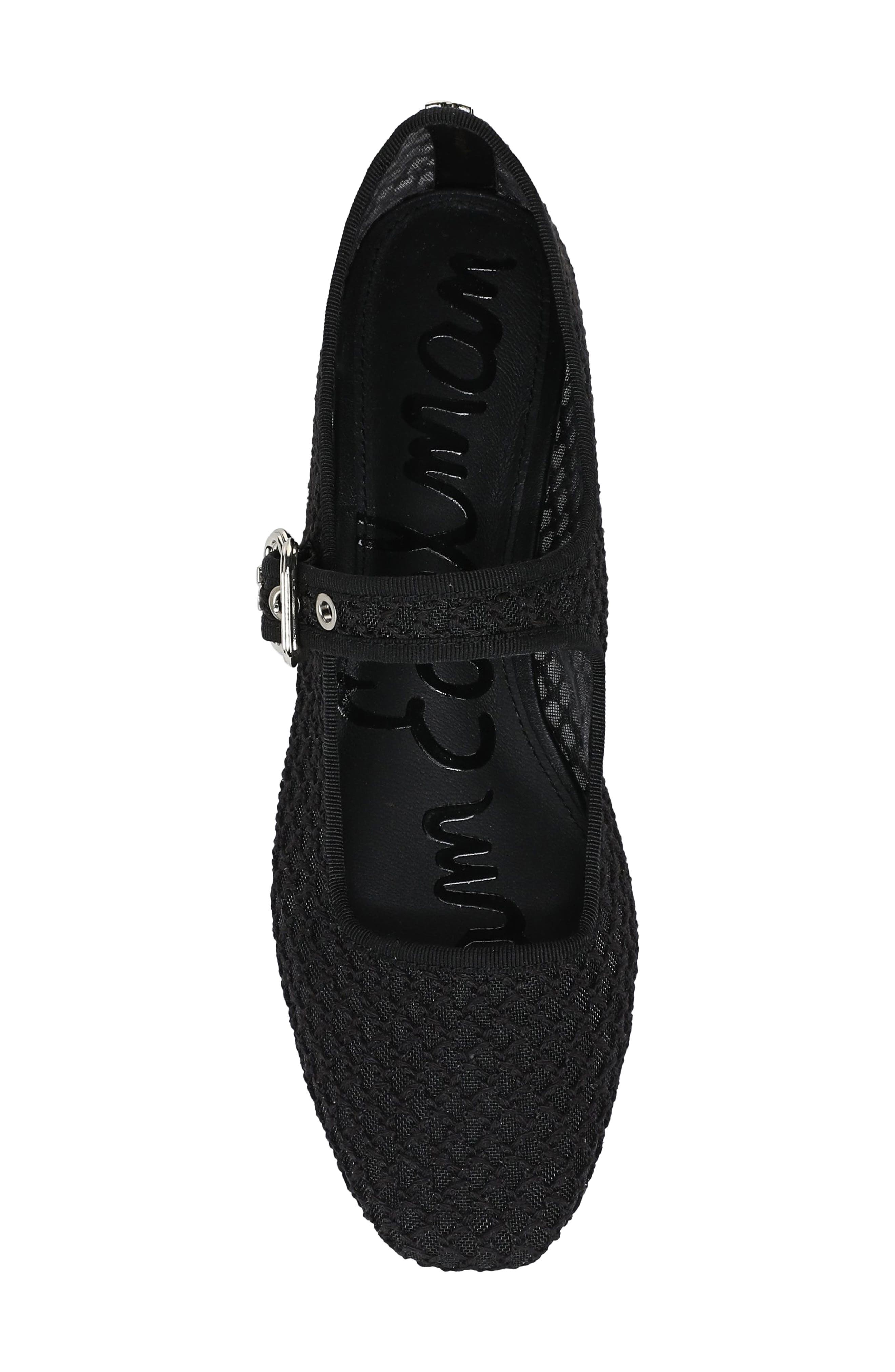 Sam Edelman Michaela Mesh Flat, Alternate, color, Black