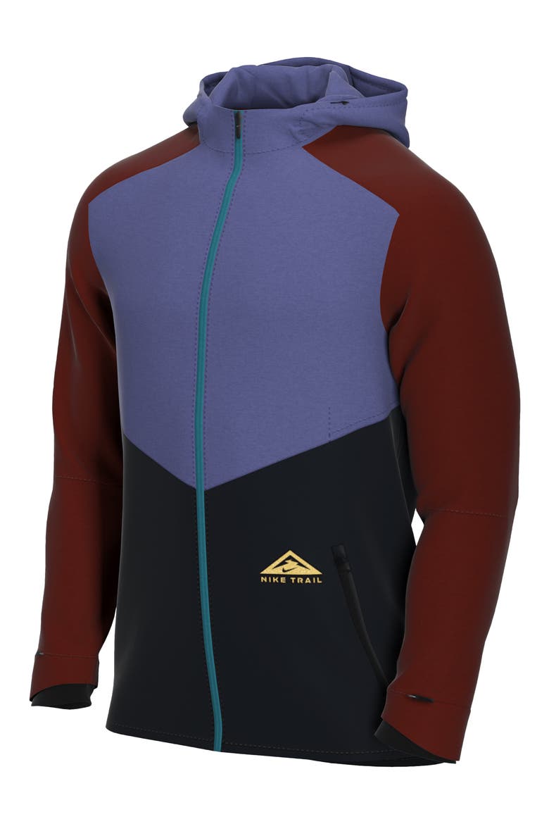 Windrunner Packable Jacket, Alternate, color, PURPLE/BLACK/BRONZE/GOLD