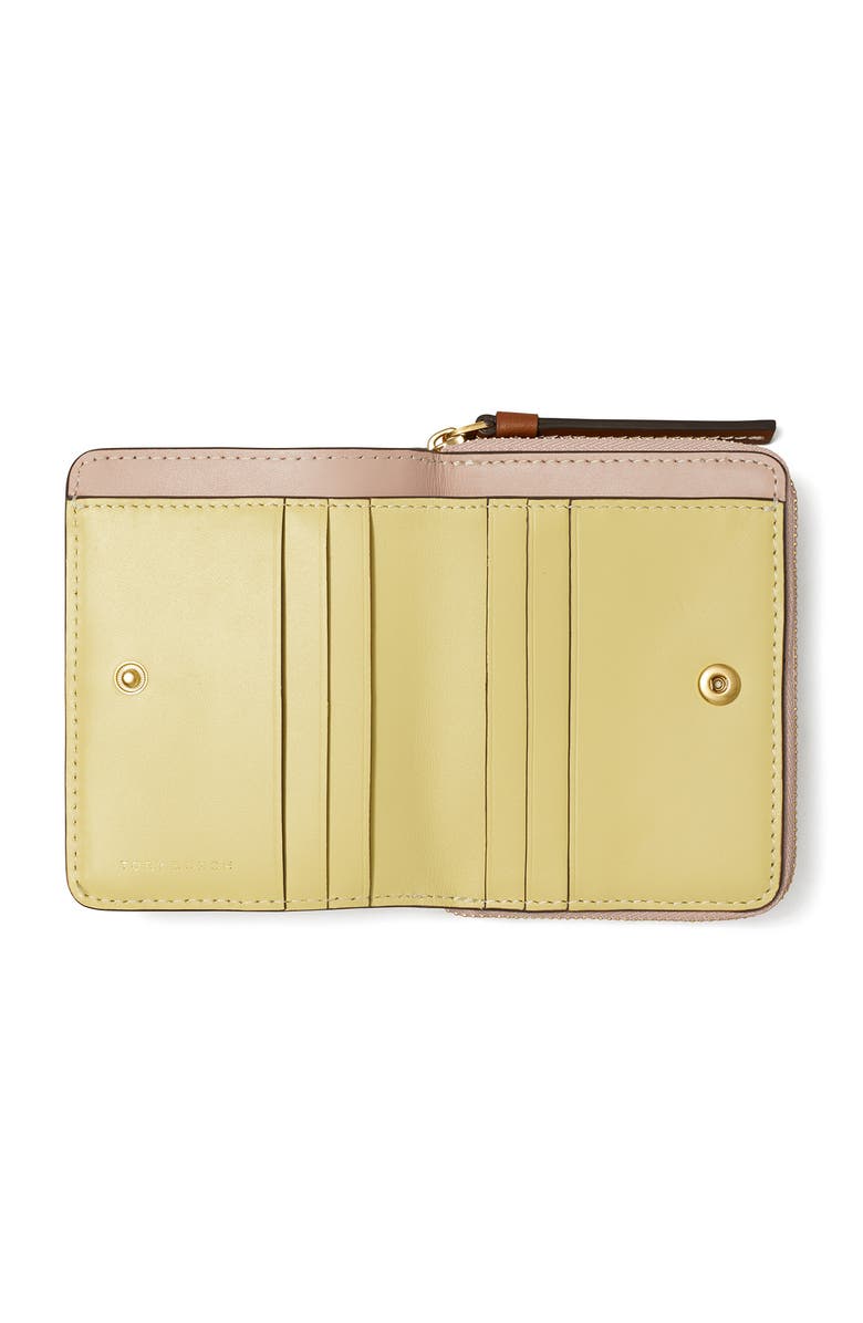 Tory Burch McGraw Leather Bifold Wallet, Alternate, color,