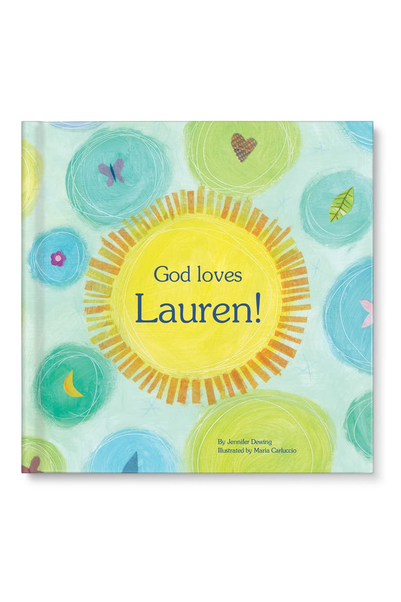 'God Loves You' Personalized Storybook, Main, color, MULTI