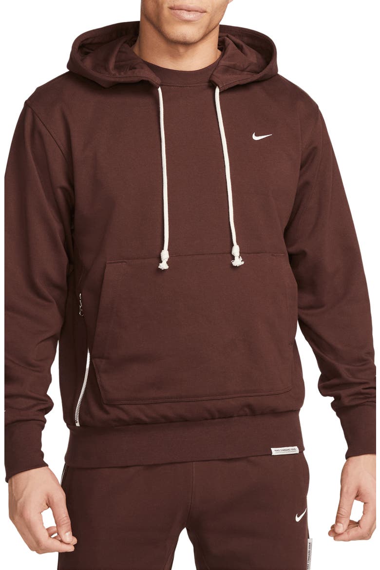 Dri-FIT Standard Issue Hoodie Sweatshirt, Main, color, EARTH/ PALE IVORY