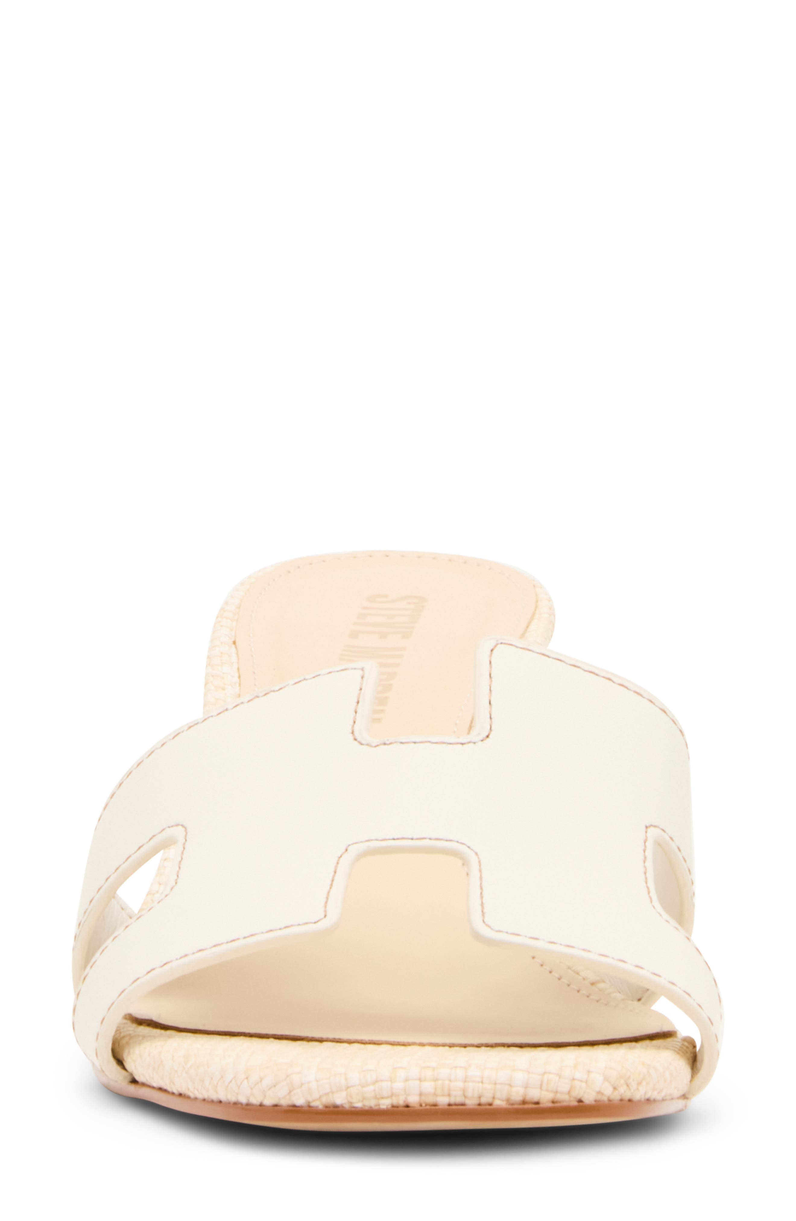 Steve Madden Hana Slide Sandal, Alternate, color, Bone Leather