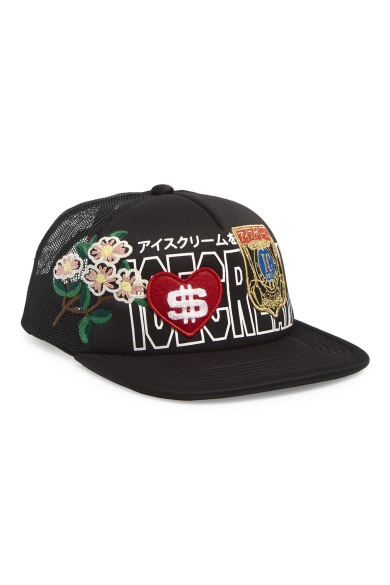 Complex Tracker Hat, Alternate, color, BLACK