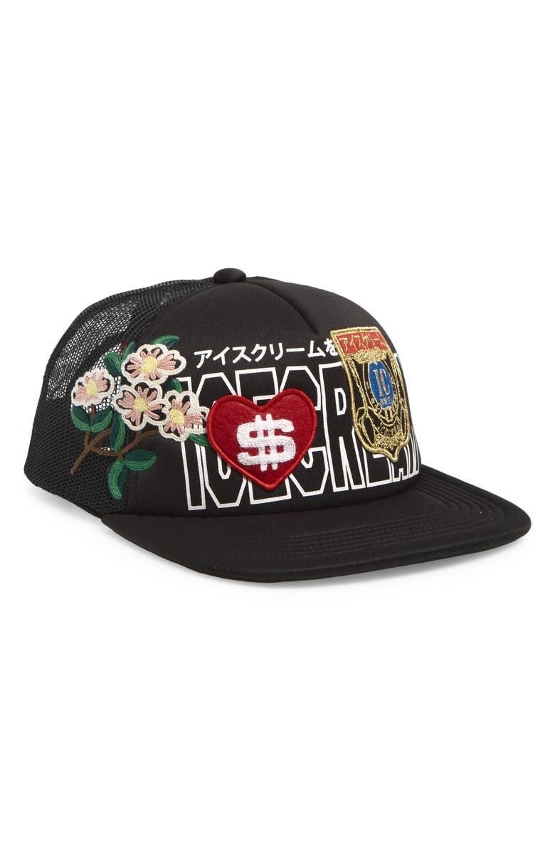 ICECREAM Complex Tracker Hat, Alternate, color, Black