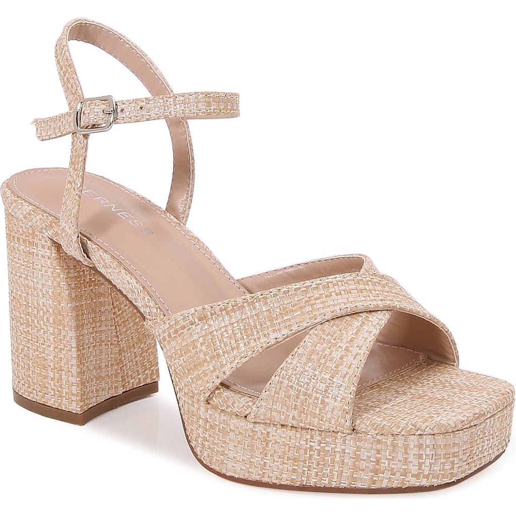 Berness Guadalupe Platform Sandal In Multi