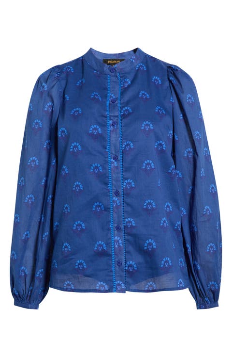 Briza Medallion Meddy Button-Up Shirt