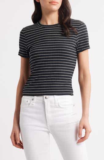 Luca Stripe Rib Baby T-Shirt
