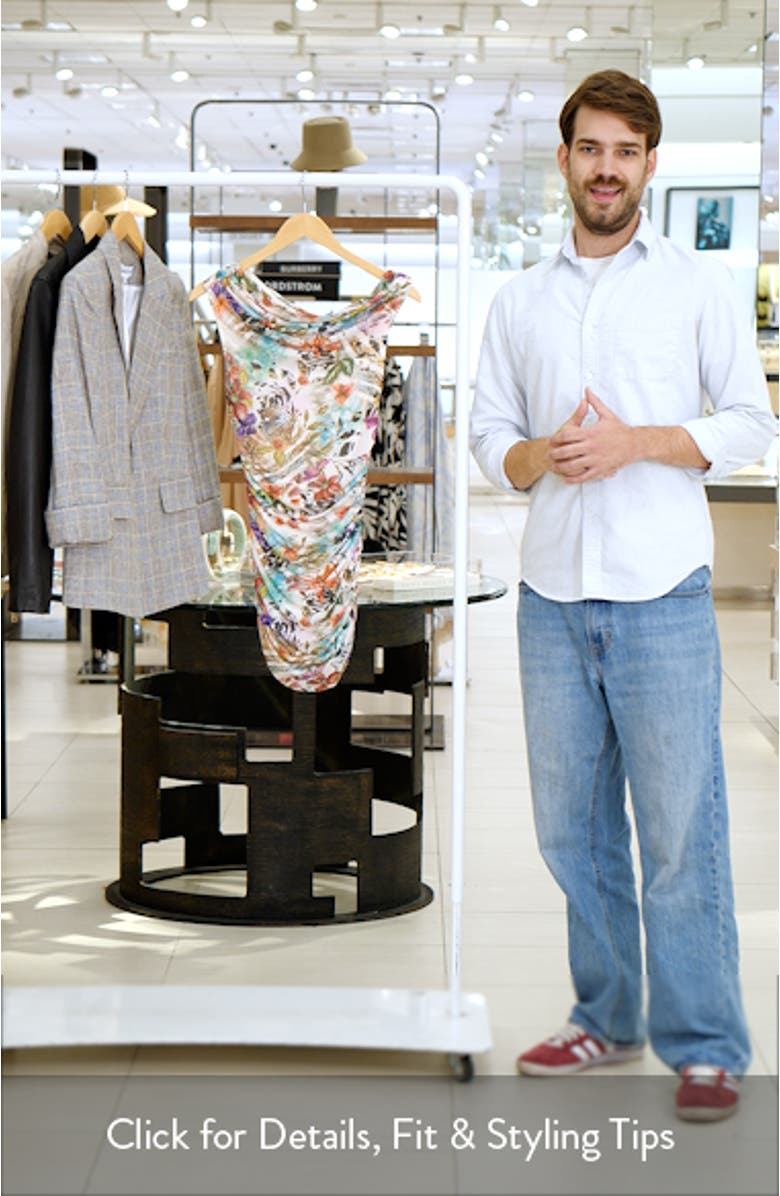 Chaska One-Shoulder Mesh Minidress, sales video thumbnail