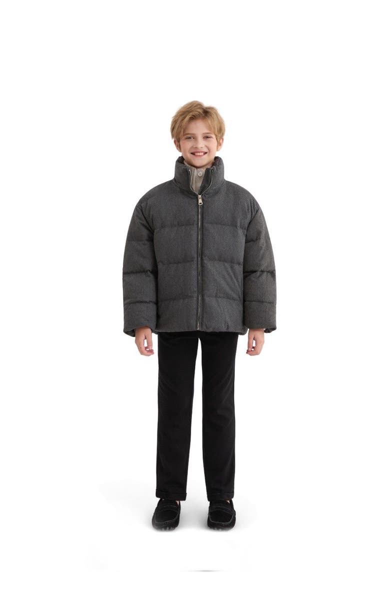 MOUSTACHE Puffer Jacket with High Collar, Alternate, color, Black