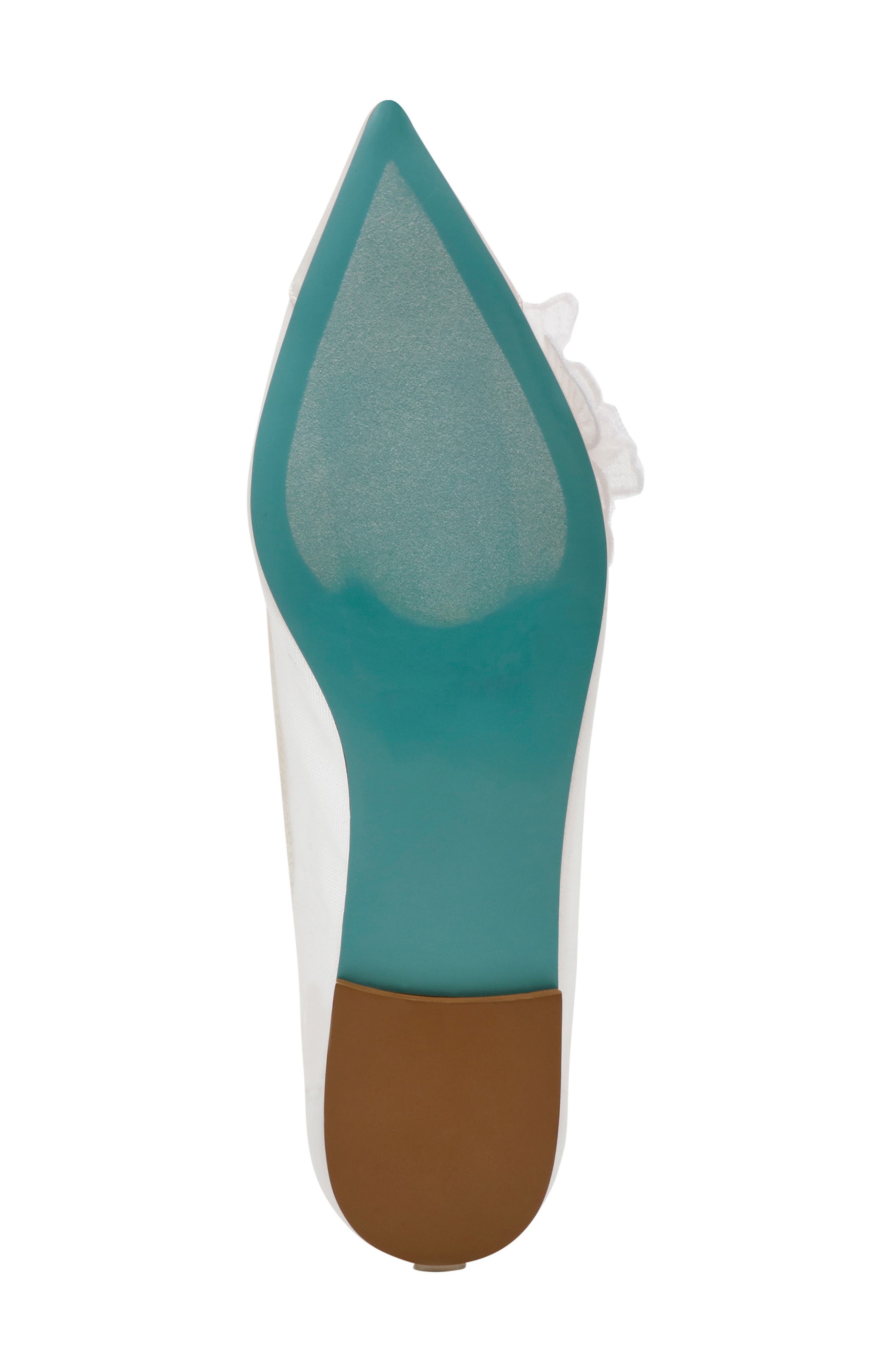 Betsey Johnson Gray Pointed Toe Flat, Alternate, color, 