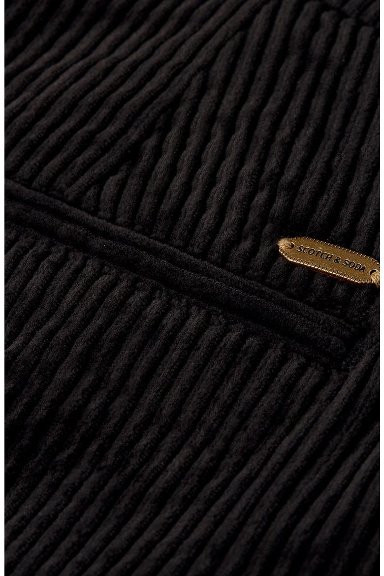 Cleo High Waist Wide Leg Corduroy Pants, Alternate, color, METEORITE