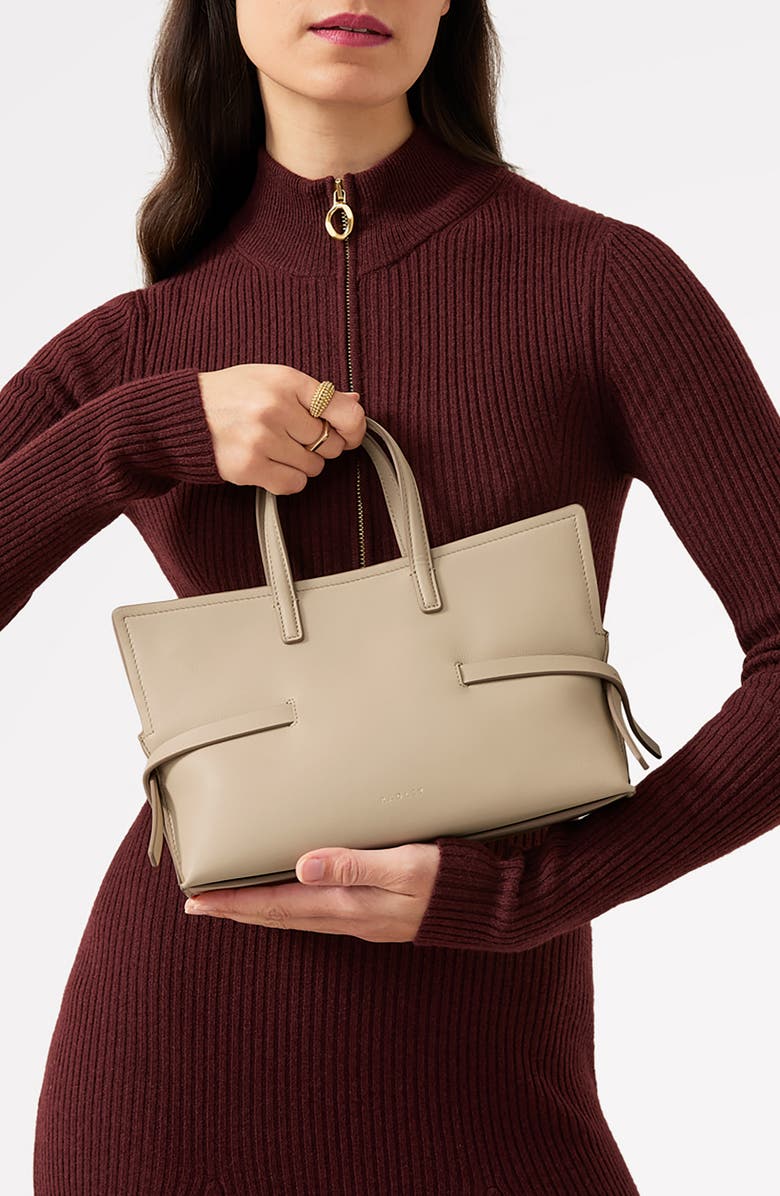 Radley Small Fleet Street Leather Crossbody Bag, Alternate, color, Stone