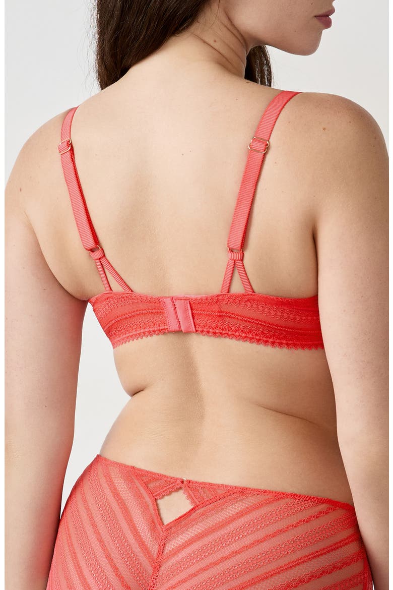 Aura N°4 Classique Underwire Bra, Alternate, color, CORAL