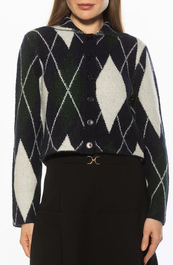 Alexia Admor Wayne Collared Knit Cardigan In Black