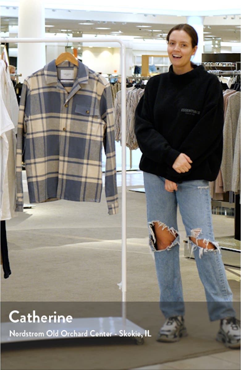 Men's Joe Plaid Cotton Flannel Button-Up Shirt, sales video thumbnail