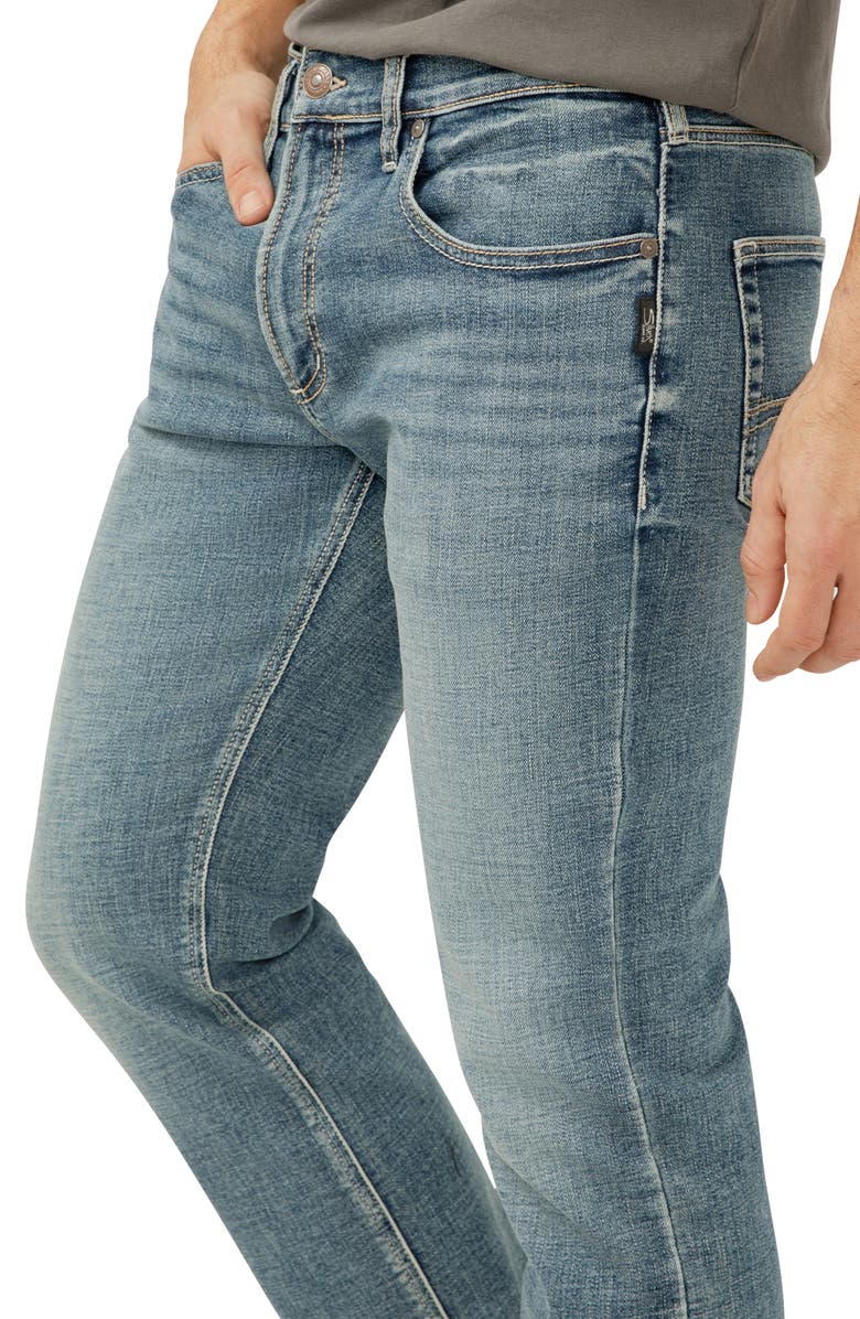 Silver Jeans Co. Konrad Slim Straight Leg Jeans, Alternate, color, Erie