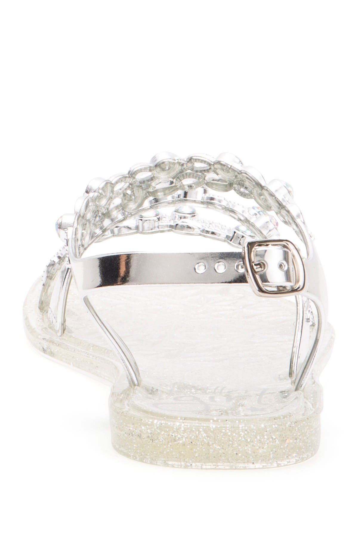 OLIVIA MILLER Embellished Jelly Sandal, Main, color, 