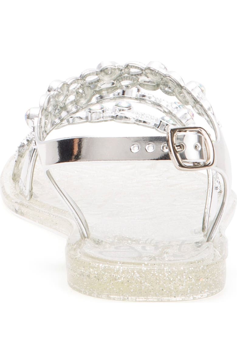 OLIVIA MILLER Embellished Jelly Sandal, Main, color,