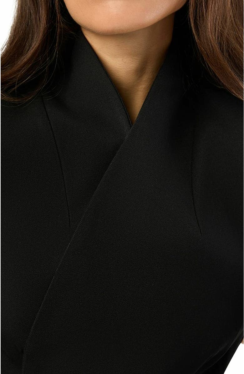 WeWoreWhat Hour Glass Blazer Jacket, Alternate, color, Black