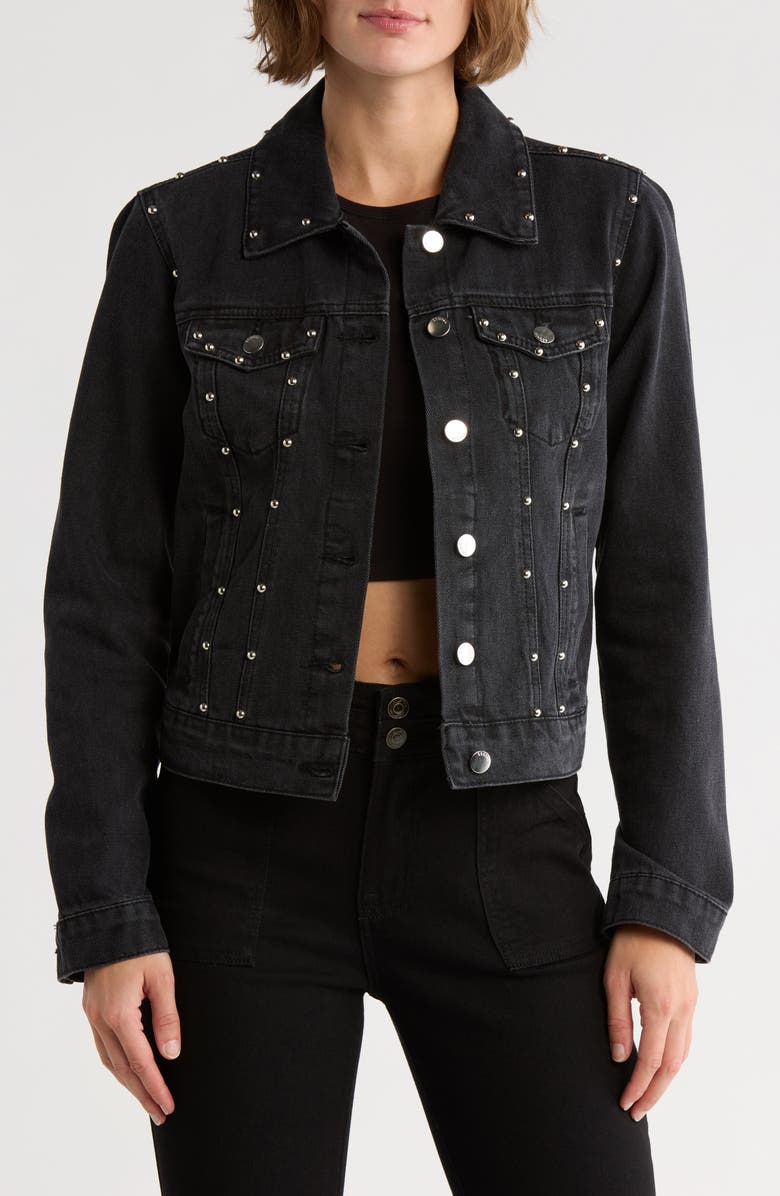 Vigoss Studded Denim Jacket, Main, color,