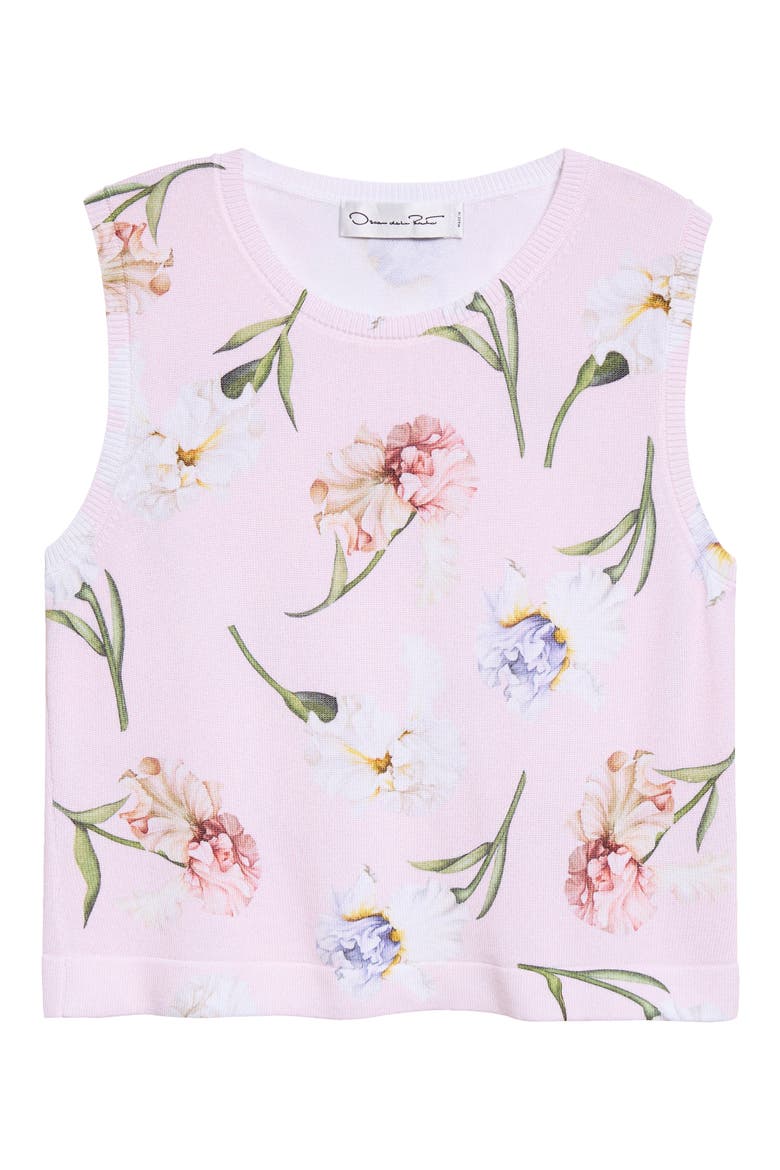 Painted Iris Sweater Tank, Alternate, color, BLOSSOM MULTI