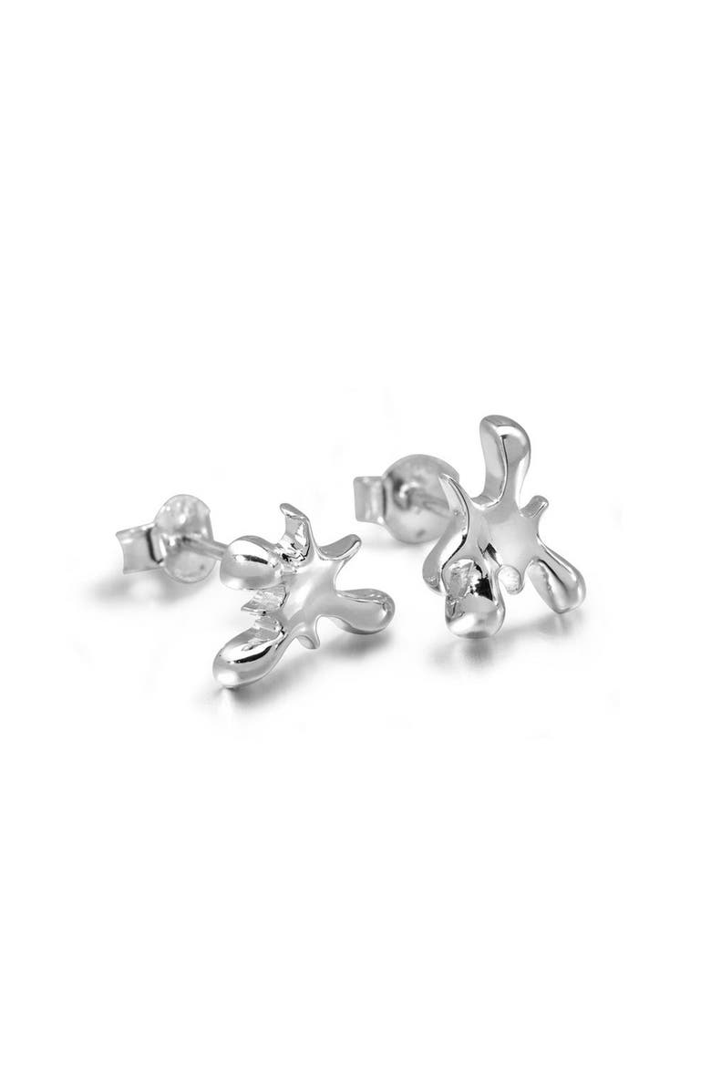 Lucy Quartermaine Splash Studs, Main, color, Sterling Silver